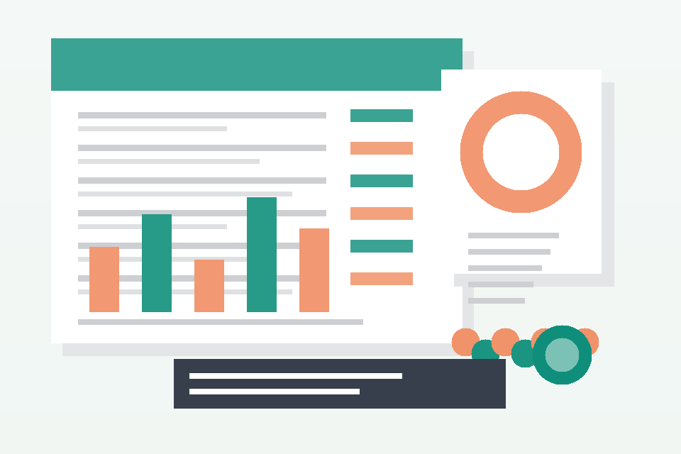 Appunti di budget domestico italiano con grafici e ricevute